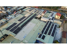 Cung cấp, Thi công hệ điện năng lượng mặt trời nhà xưởng Solar hoà lưới bám tải 3 pha