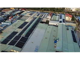 Cung cấp, Thi công hệ điện năng lượng mặt trời nhà xưởng Solar hoà lưới bám tải 3 pha
