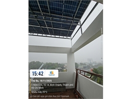 Cung cấp, Thi công hệ điện năng lượng mặt trời Solar hybrid lưu trữ 1 pha 10kw