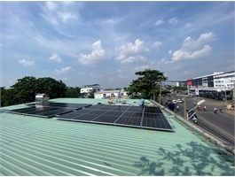 Cung cấp, Thi công hệ điện năng lượng mặt trời mái nhà Solar hoà lưới bám tải 1 pha 10kw Tân Phú