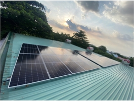 Cung cấp, Thi công hệ điện năng lượng mặt trời mái nhà Solar hoà lưới bám tải 1 pha 10kw Tân Phú