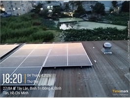Cung cấp, thi công điện mặt trời mái nhà Solar hoà lưới bám tải 3 pha 15kw